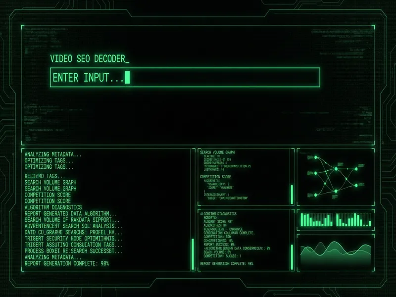 蘑菇成长9.1.0最新版 视频SEO解码室诊断终端